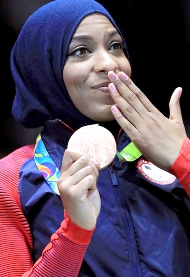 Olympic, Bronze, Fencing, Hijab, Ibtihaj Muhammad, USMag_com